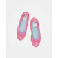 日本製【珍珠色調防水】Emma Francis 真皮 圓頭平底芭蕾舞鞋(02b-L S143)(Dark pink leather suede)（ダークピンク レザースエード）