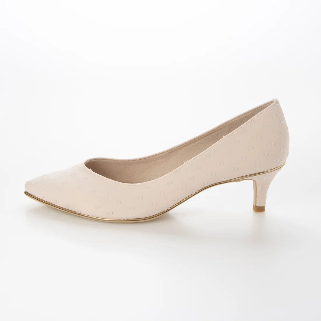 【新品預訂】日本製 Launa Lea Rich 5cm Gold Line高跟鞋 (80009F) (粉色Z / Pink Z)