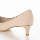 【新品預訂】日本製 Launa Lea Rich 5cm Gold Line高跟鞋 (80009F) (粉杏色Z / Pink Beige Z)