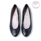 日本製 Launa lea 蝴蝶結圓頭啞面芭蕾晴雨鞋( RB1001A ) (深藍色/Navy)