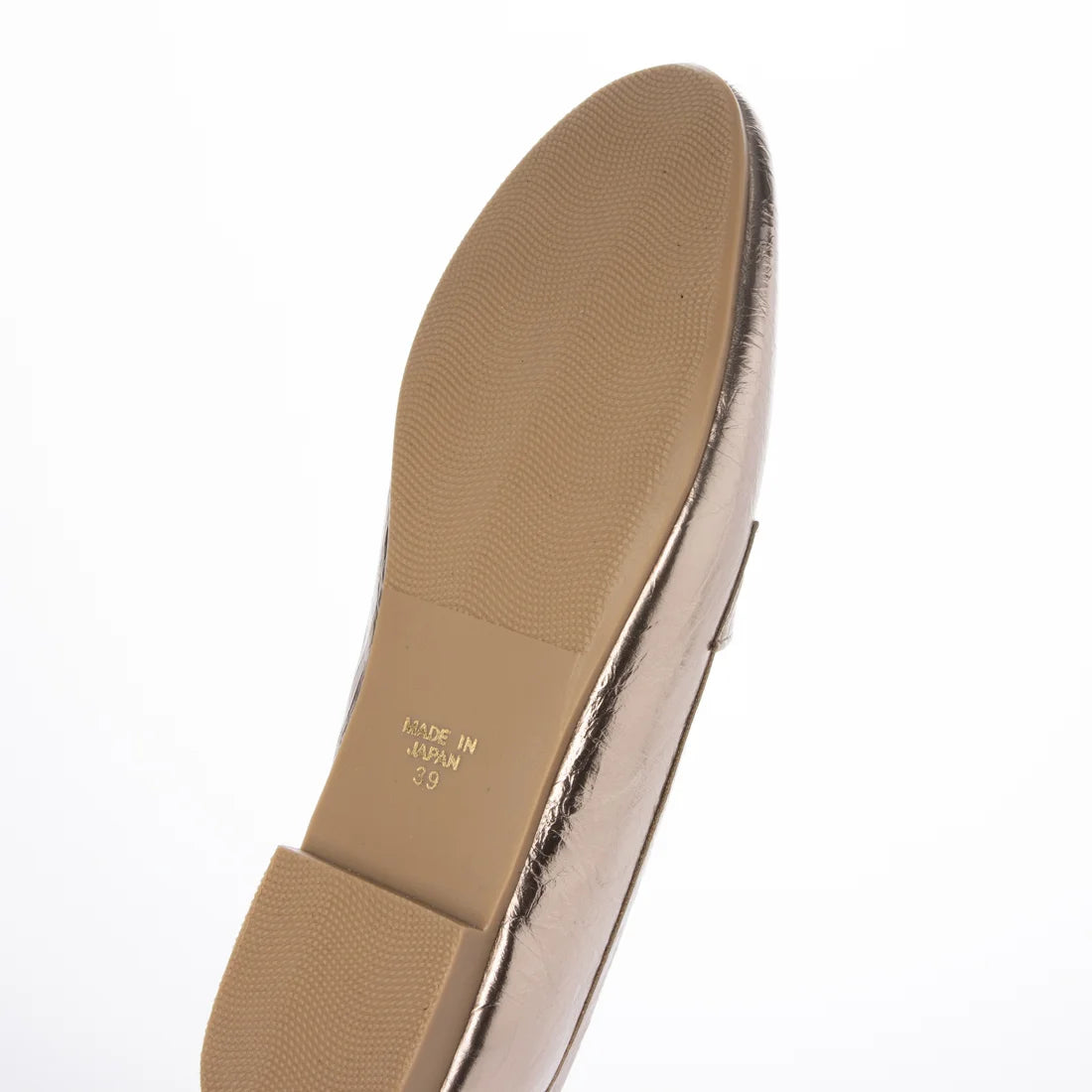 【新品預訂】日本製 潮牌Lucida 防水 粉金色 Alasia 基本款平底樂福鞋 (LC-104 PGD )