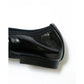 日本製【珍珠色調防水】Emma Francis 真皮 圓頭平底芭蕾舞鞋(02b-L M101)(Black Leather Mylar)（ブラック レザーマイラー）