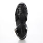 【新品預訂】日本製 Lauf Oletta T型帶3cm厚底涼鞋 (LP148 Black)(黑色)