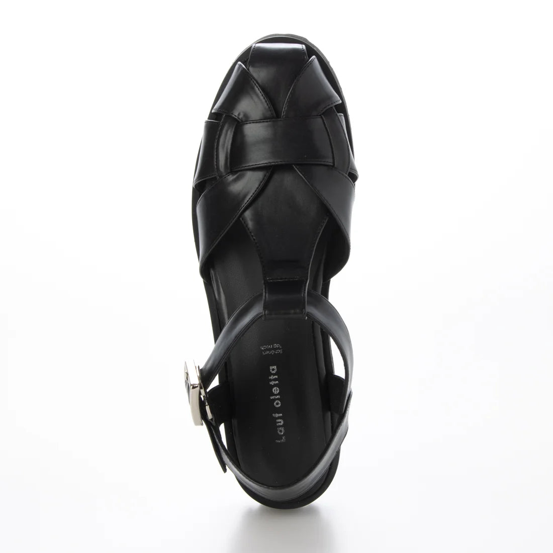 【新品預訂】日本製 Lauf Oletta T型帶3cm厚底涼鞋 (LP148 Black)(黑色)