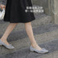 【新品預訂】日本製 Launa lea 尖頭蝴蝶結絨毛平底鞋（615）(淺藍色 S / L Blue S)