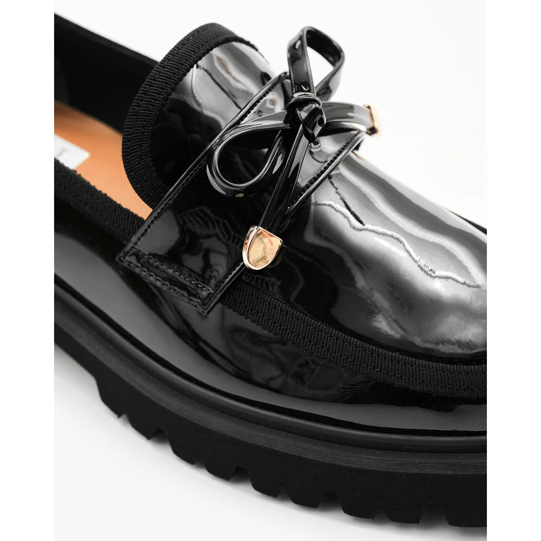 【新品預訂】日本製Emma Francis   [All Weather] 全天候 蝴蝶結樂福鞋（黑色光滑）( 2002f E101) BLK