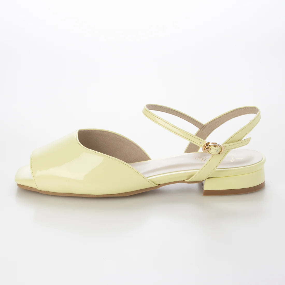 【新品預訂】日本製 Launa Lea 漆皮露趾涼鞋(624)(黃色E / Yellow E)