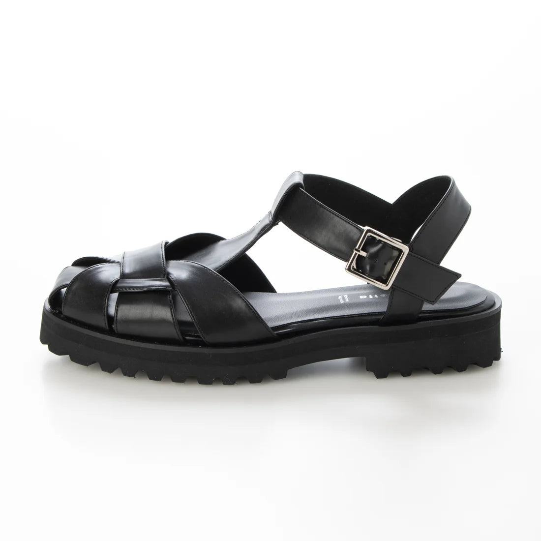 【新品預訂】日本製 Lauf Oletta T型帶3cm厚底涼鞋 (LP148 Black)(黑色)