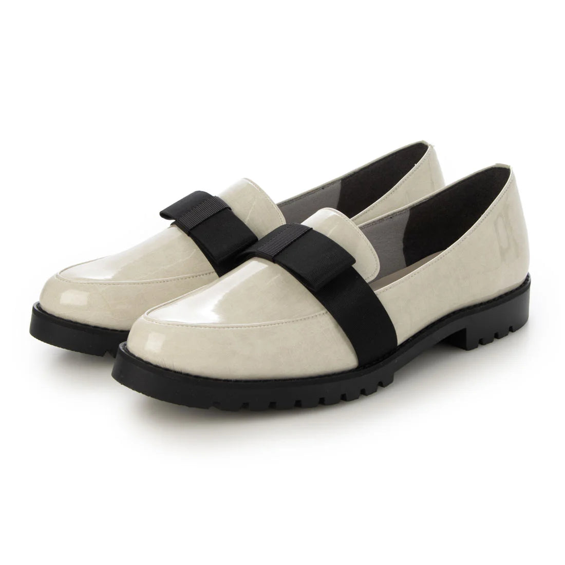 【新品預訂】日本製 潮牌Lucida 防水 象牙白色 Atria 寬帶樂福鞋 ( LC-9021 IVO)