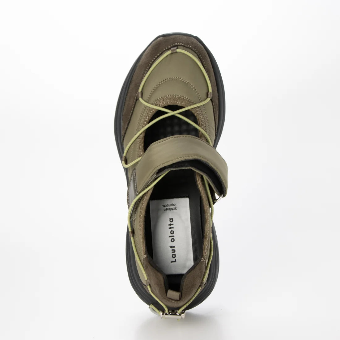 【新品預訂】日本Lauf Oletta 輕便厚底瑪麗珍運動鞋 (L130)（KHAKI-Z）