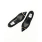 【新品】日本製Emma Francis   金色蝴蝶結 5cm 高跟鞋（黑色 絨面革）(5001b-S 101) BLK