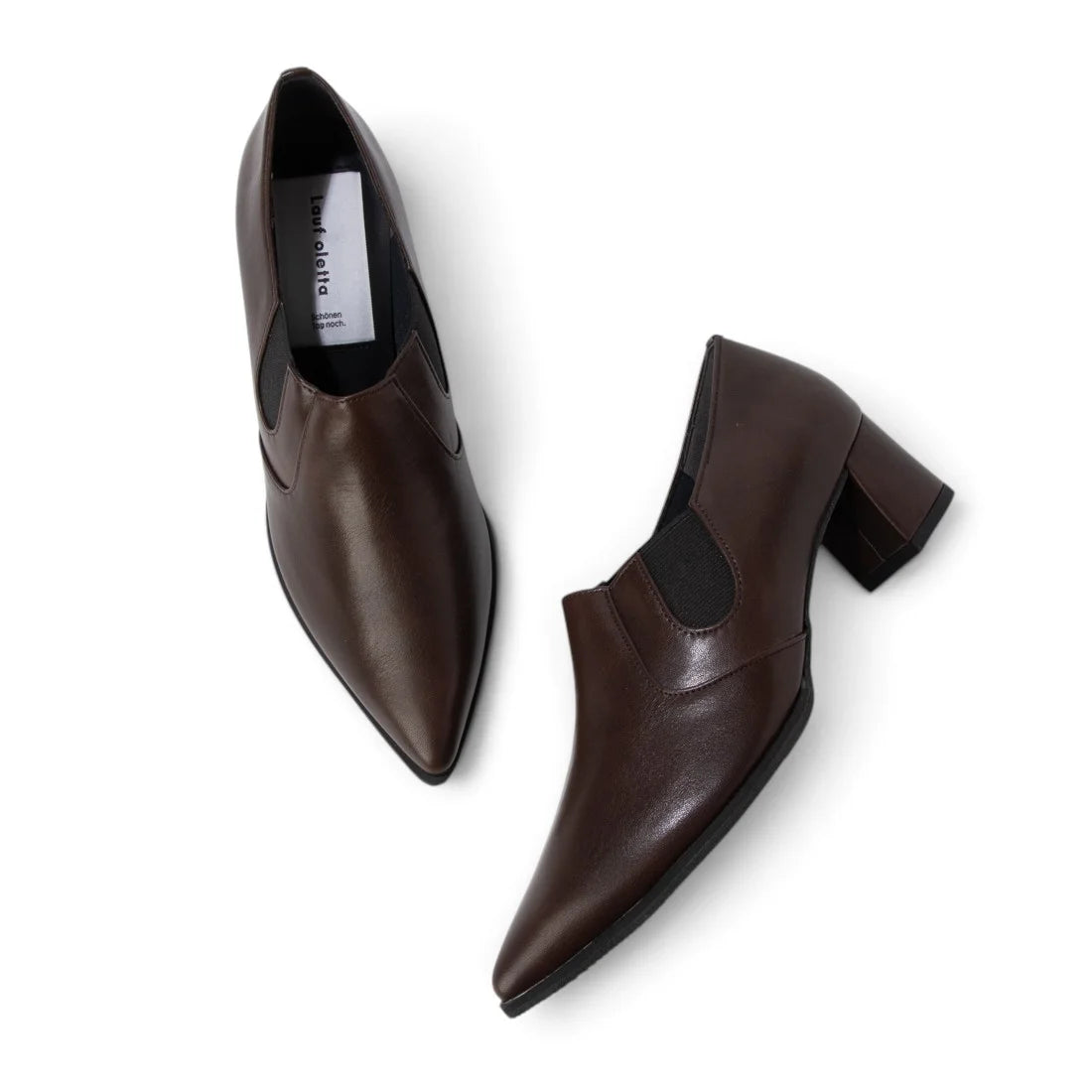 【新品預訂】日本製 Lauf Oletta [All Weather] 全天候 5cm跟 防水尖頭包覆感高跟鞋（LRP152 dbrown) (深啡色)