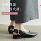 【新品預訂】日本製 Lauf Oletta  [All Weather] 全天候 可踩踭 柔軟大扣環V型平底鞋（LRP139 BLACK）