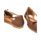 【新品預訂】日本製Emma Francis 緞面側平底鞋（棕色）( 07f-ST 105) Brown