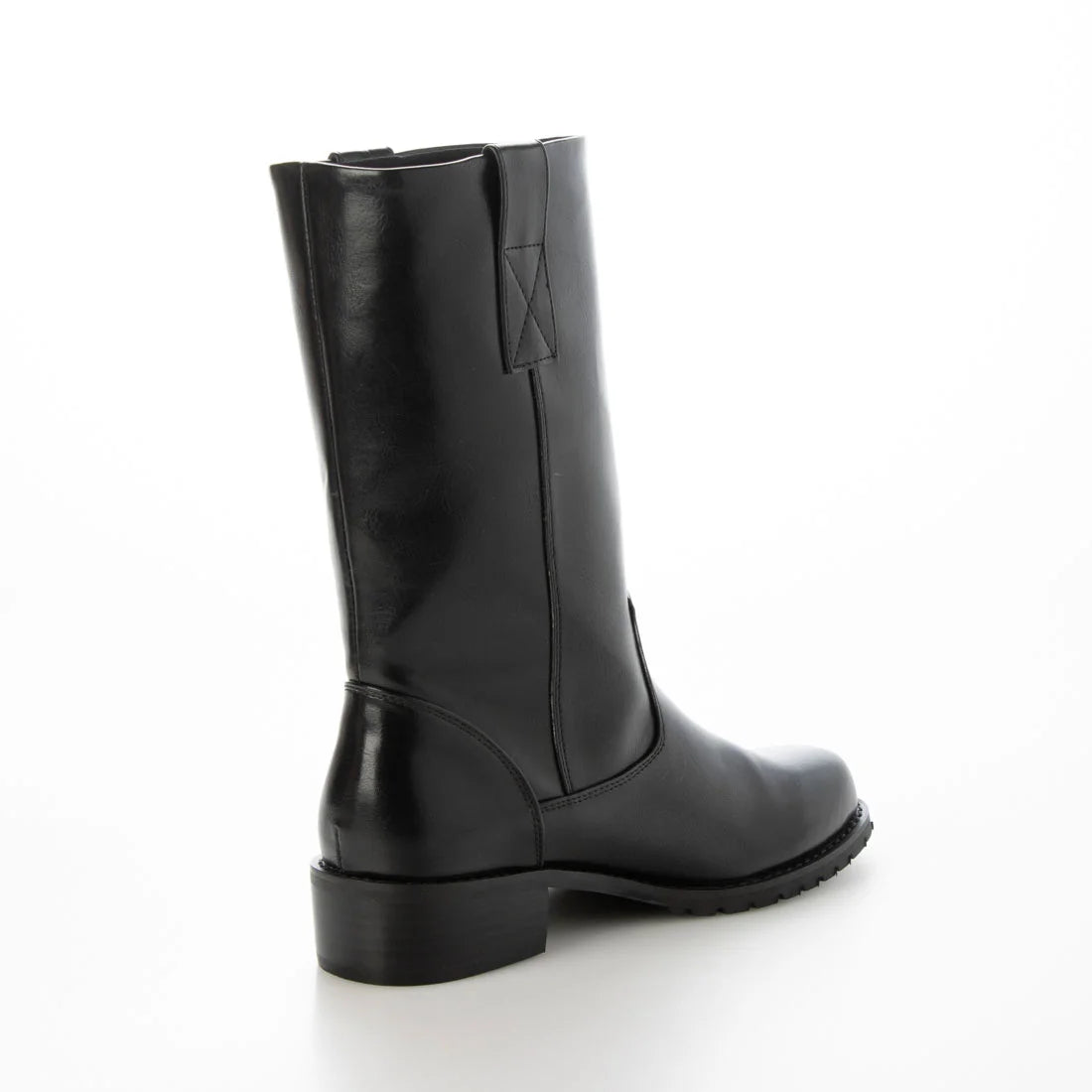 【新品預訂】Launa Lea 4cm踭中筒工程靴（S158）(黑色／Black)