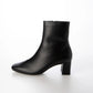 日本製 Launa Lea 6cm方頭短靴 (582)(黑色／Black)