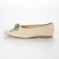 【新品預訂】日本製 Launa lea 繩蝴蝶結方頭絨毛芭蕾舞鞋（B7102A）(黃色 S/C / Yellow S/C )