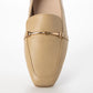 日本製 Launa lea 金扣樂福鞋 (457A) (杏色/L Beige)
