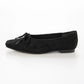 【新品預訂】日本製 Launa lea 繩蝴蝶結方頭絨毛芭蕾舞鞋（B7102A）(黑色 S / Black S )