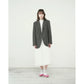 日本製【珍珠色調防水】Emma Francis 真皮 圓頭平底芭蕾舞鞋(02b-L S143)(Dark pink leather suede)（ダークピンク レザースエード）
