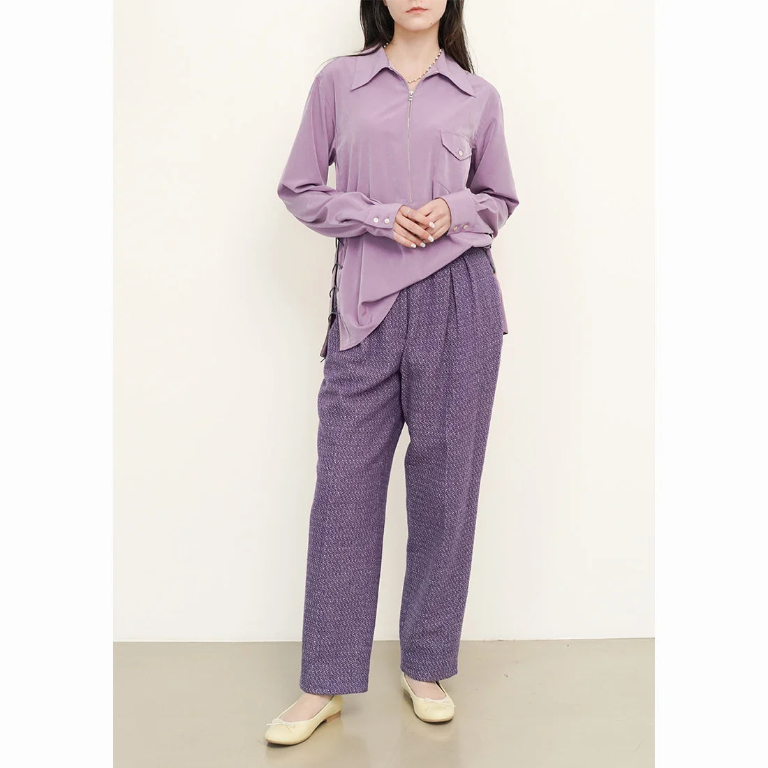 日本製 Launa lea 蝴蝶結圓頭啞面芭蕾晴雨鞋( RB1001A ) (黃色/Yellow)