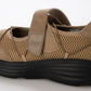 【新品預訂】日本 Lauf Oletta 輕盈 4cm厚底網面瑪莉珍運動鞋 (L150 Beige-Z)(杏色)