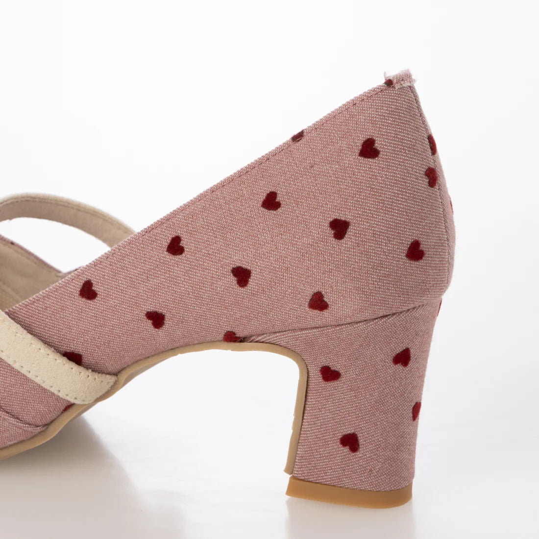 【新品預訂】日本製 Launa Lea 6cm踭杏仁頭瑪麗珍高跟鞋 (614）( 紅色 Z/C / Red Z/C )