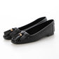 【新品預訂】日本製 Lauf Oletta 防水鑲邊流蘇設計的氣質平底鞋(LRH120 Black) (黑色)