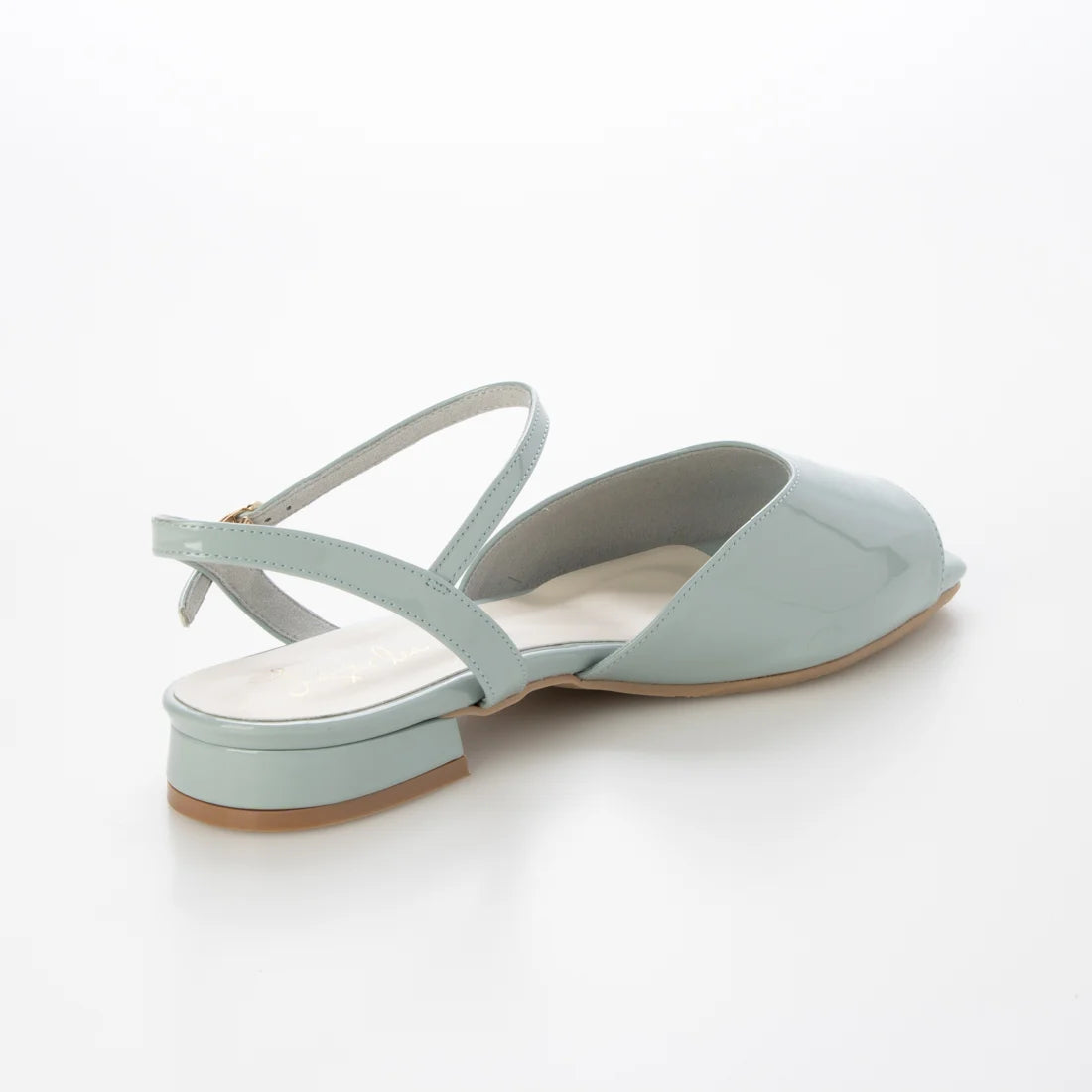 【新品預訂】日本製 Launa Lea 漆皮露趾涼鞋(624)(藍綠色E / Blue Green E)