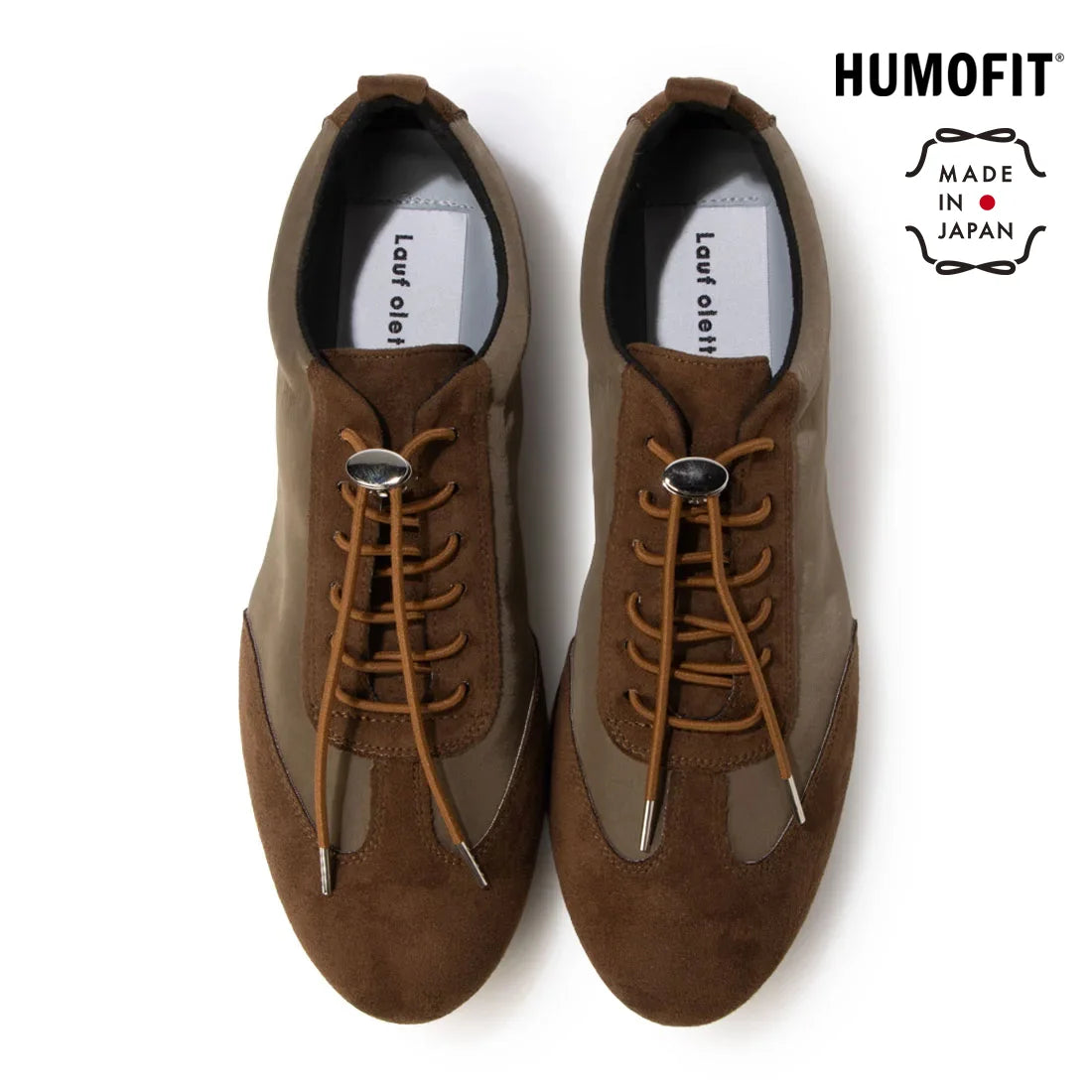 【新品預訂】日本製 Lauf Oletta    彈性鞋帶輕盈運動鞋(LH105A BROWN-S) (棕色)