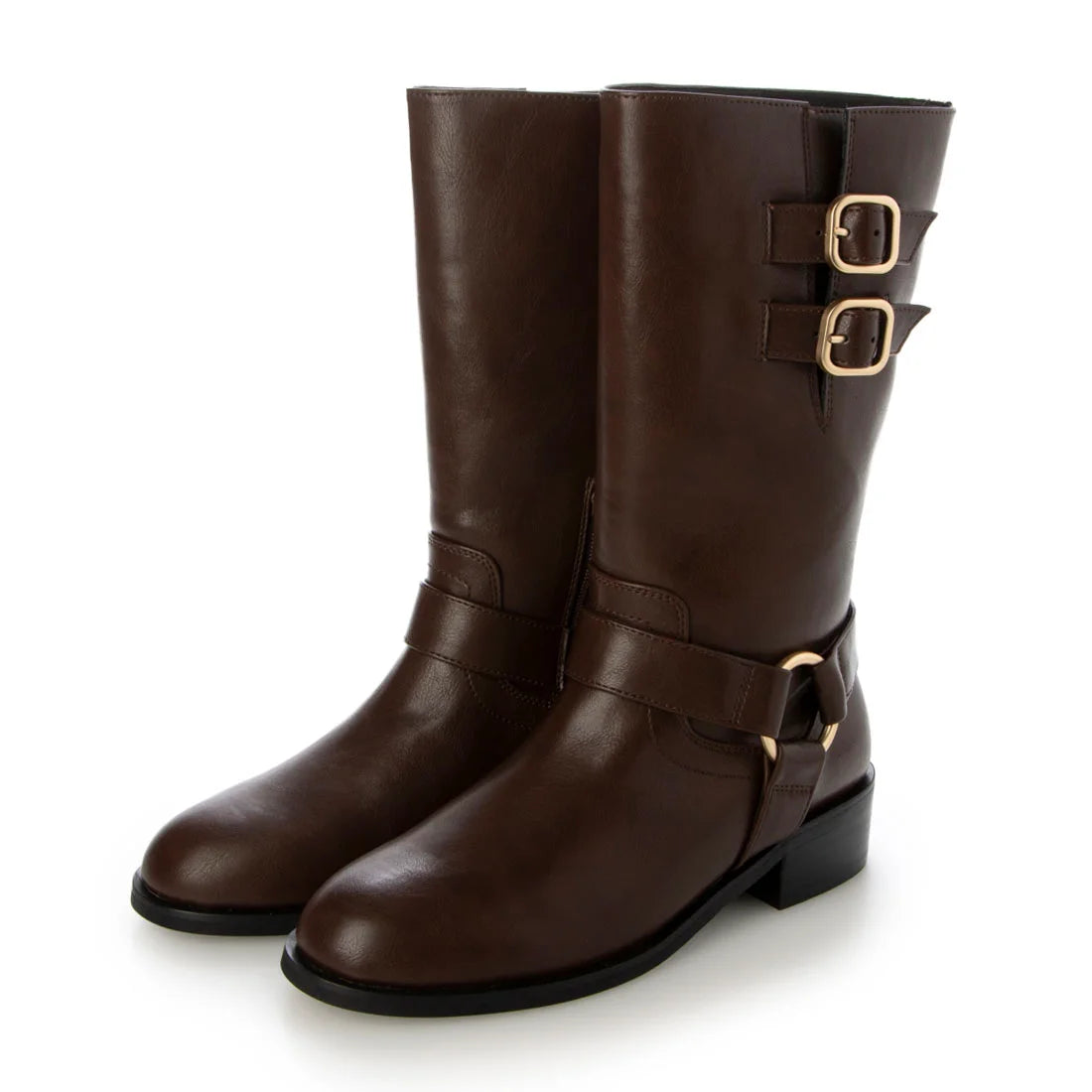 【新品現貨】 Launa Lea  3.5cm踭中長筒工程靴 (S148)(黑色 / Black)