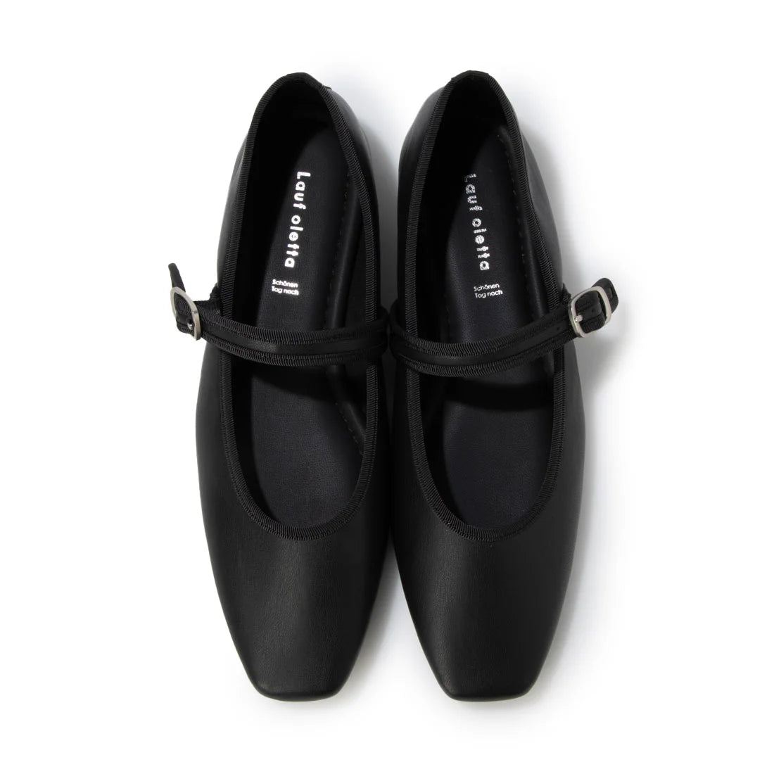 【新品預訂】日本製 Lauf Oletta 方頭瑪麗珍鞋(LRH115 BLACK) (黑色)