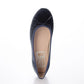 【新品預訂】日本製 Launa lea 圓頭絨毛蝴蝶結芭蕾平底鞋 (B1613A) (灰藍色 Z / Blue Grey Z)
