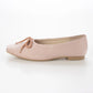 【新品預訂】日本製 Launa lea 繩蝴蝶結方頭絨毛芭蕾舞鞋（B7102A）(淺粉色 S / L Pink S)