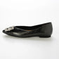 【新品預訂】日本製Emma Francis 金屬寶石平底鞋（黑色）( 07g-M 101)BLK