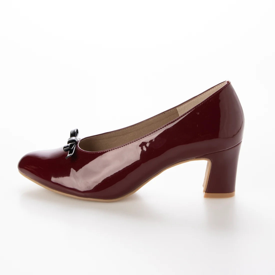【新品預訂】日本製 Launa Lea 6cm杏仁頭蝴蝶結高跟鞋 (607)( 紅色 E / Bordeaux E)
