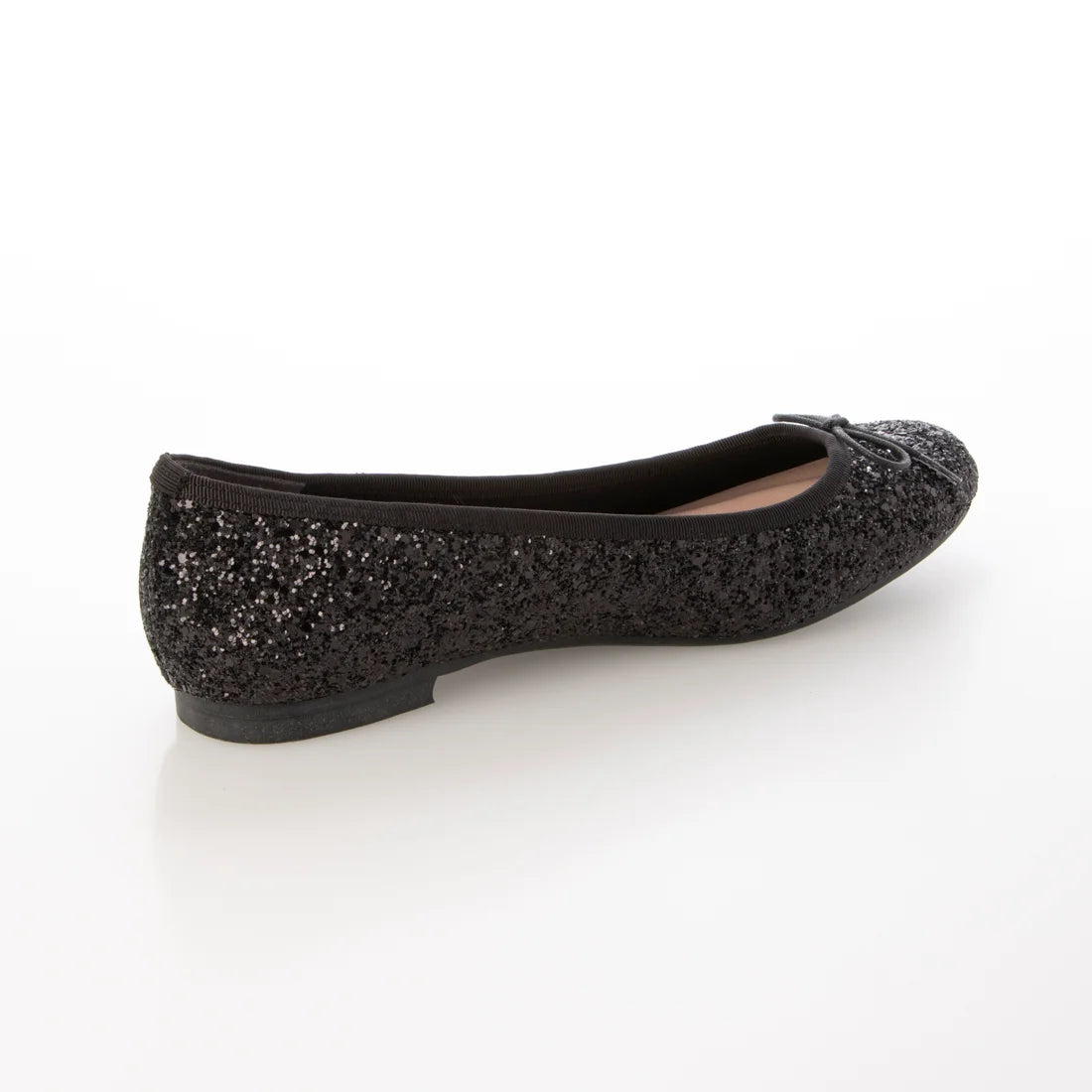 日本製 Launa lea 閃耀亮片圓頭芭蕾鞋 ( B1601A ) (黑色/Black)