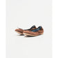 日本製【珍珠色調防水】Emma Francis 真皮 圓頭平底芭蕾舞鞋(02b-L S104)(Brown leather suede)（ブラウン レザースエード）