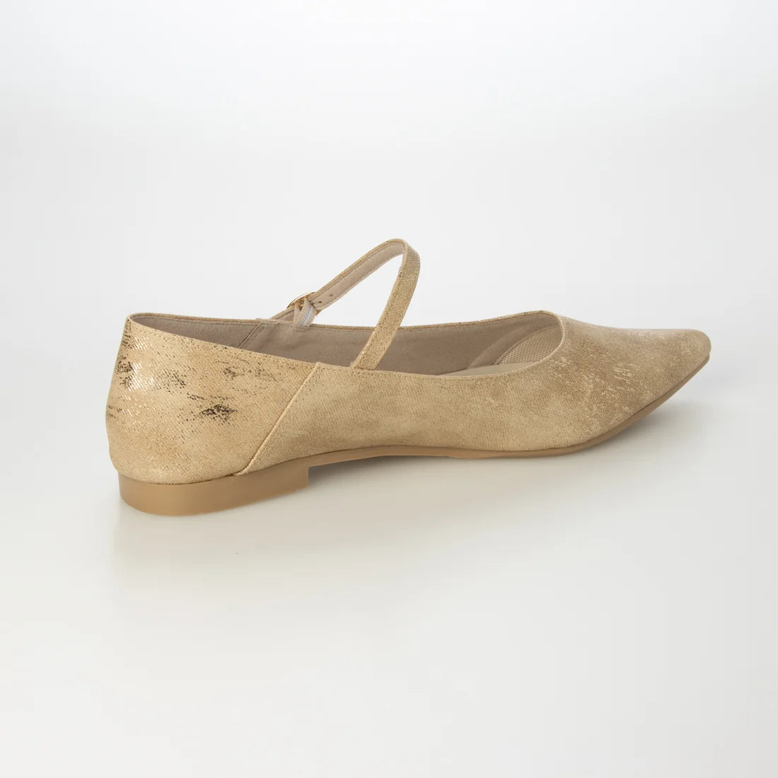 【新品預訂】日本製 Launa Lea 尖頭繫帶可踩跟平底鞋 (482C) (杏色Z / Beige Z)