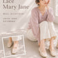 【新品預訂】日本製 Launa Lea 花卉蕾絲漁網芭蕾舞鞋 (B7612A)(象牙色 / Ivory Z）