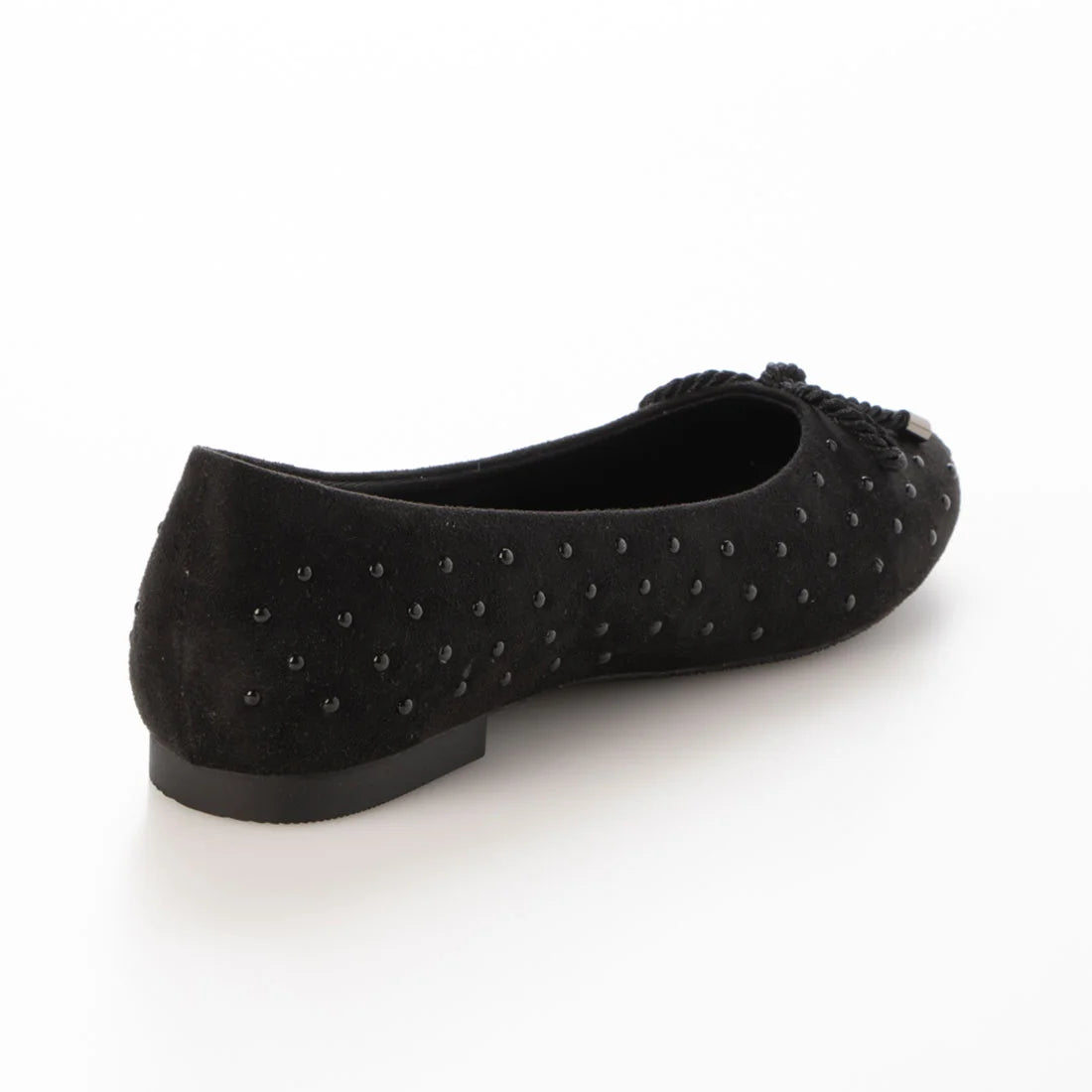 【新品預訂】日本製 Lauf Oletta   扭繩緞帶珍珠芭蕾鞋(L111 BLACK-S) (黑色)