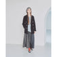 【新品預訂】日本製Emma Francis 金屬寶石平底鞋（鋼鐵色）( 07g-M 174)STEEL
