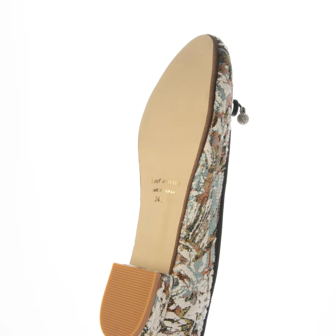 【新品預訂】日本製 Lauf Oletta   珍珠水鑽芭蕾舞鞋（LH126 Ivory Z/C) (象牙色)