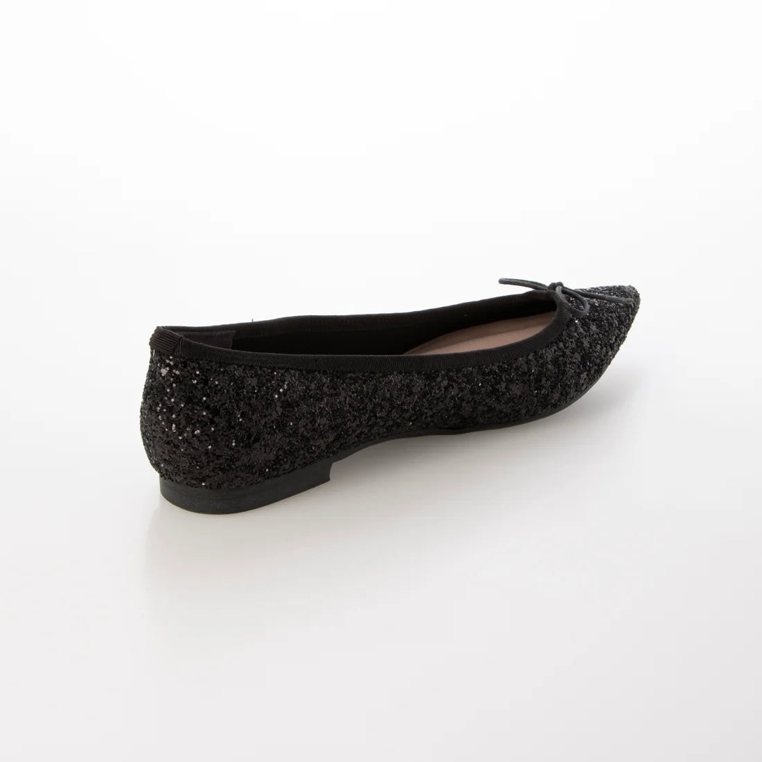 日本製 Launa lea 閃耀亮片尖頭芭蕾鞋 ( B4601A ) (黑色/Black)