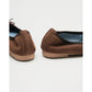 日本製【珍珠色調防水】Emma Francis 真皮 圓頭平底芭蕾舞鞋(02b-L S104)(Brown leather suede)（ブラウン レザースエード）