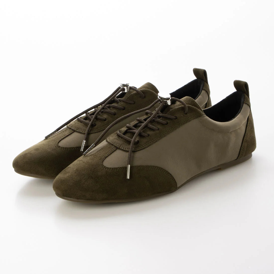 【新品預訂】日本製 Lauf Oletta    彈性鞋帶輕盈運動鞋(LH105A KHAKI-S) (卡其色)