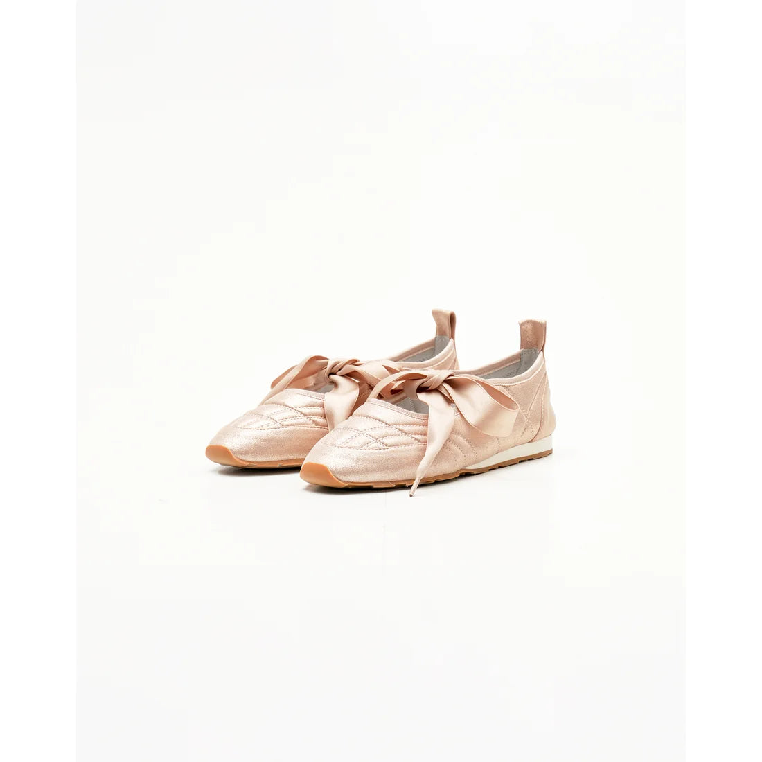 【新品預訂】日本製Emma Francis   繫帶芭蕾舞運動鞋（粉色聚酯）(09l-M 144)