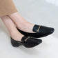 日本製 Launa Lea 時尚金扣配飾 Loafer (0457) Black