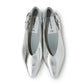 【新品預訂】日本製 Lauf Oletta  [All Weather] 全天候 可踩踭 柔軟大扣環V型平底鞋（LRP139 SILVER）