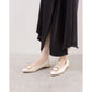 日本製 Launa lea 方扣平底樂福鞋( 576 ) (黑色/Black)
